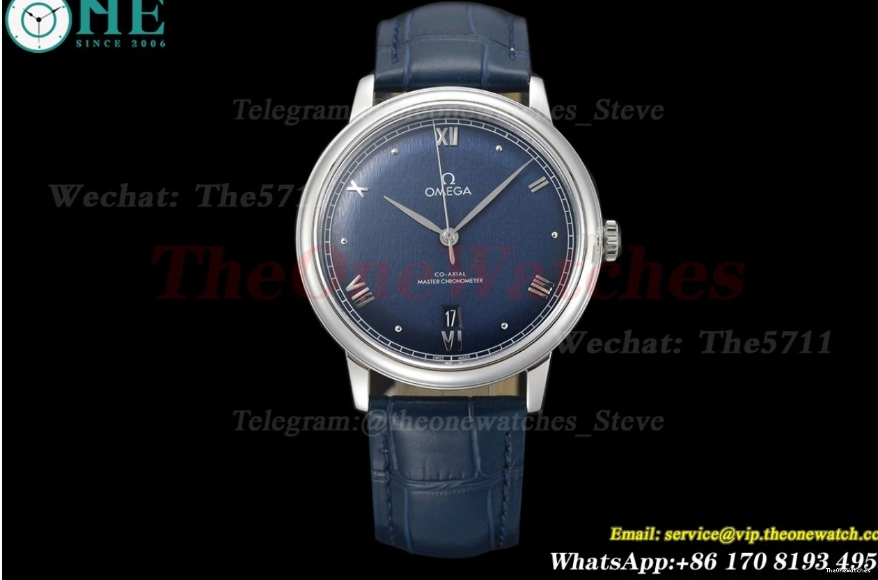 Dial LE SS Prestige Ville 40mm BLSF De A8800 Date Blue 0328